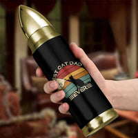 Best Cat Dad Ever Bullet Tumbler Funny Cat Lover Gift Fathers Day - Wonder Print Shop