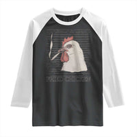 Fried Chicken 420 Raglan Shirt Funny Weed Stoner Cannabis