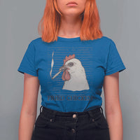 Fried Chicken 420 T Shirt For Women Funny Weed Stoner Cannabis - Wonder Print Shop