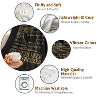 Deer Hunting Throw Blanket Im Into Fitness Fit Ness Deer Freezer Camo American Flag - Wonder Print Shop