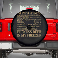 Deer Hunting Spare Tire Cover Im Into Fitness Fit Ness Deer Freezer Camo American Flag - Wonder Print Shop