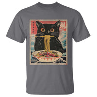 Japanese Ramen T Shirt Funny Graphic Tees Foodies Kawaii Cat Anime Gifts - Wonder Print Shop