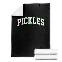 Vintage Pickle Throw Blanket Canning Season Pickle Lover Vintage Sports Style 80s 90s Gifts - Wonder Print Shop