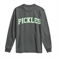 Vintage Pickle Long Sleeve Shirt Canning Season Pickle Lover Vintage Sports Style 80s 90s Gifts - Wonder Print Shop