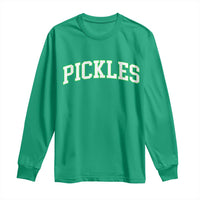 Vintage Pickle Long Sleeve Shirt Canning Season Pickle Lover Vintage Sports Style 80s 90s Gifts - Wonder Print Shop