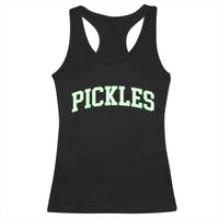 Vintage Pickle Racerback Tank Top Canning Season Pickle Lover Vintage Sports Style 80s 90s Gifts - Wonder Print Shop