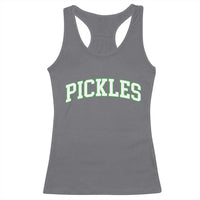 Vintage Pickle Racerback Tank Top Canning Season Pickle Lover Vintage Sports Style 80s 90s Gifts - Wonder Print Shop