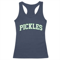 Vintage Pickle Racerback Tank Top Canning Season Pickle Lover Vintage Sports Style 80s 90s Gifts - Wonder Print Shop