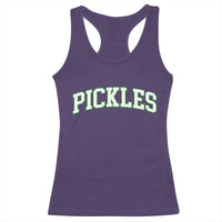 Vintage Pickle Racerback Tank Top Canning Season Pickle Lover Vintage Sports Style 80s 90s Gifts - Wonder Print Shop