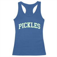 Vintage Pickle Racerback Tank Top Canning Season Pickle Lover Vintage Sports Style 80s 90s Gifts - Wonder Print Shop