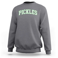 Vintage Pickle Sweatshirt Canning Season Pickle Lover Vintage Sports Style 80s 90s Gifts - Wonder Print Shop
