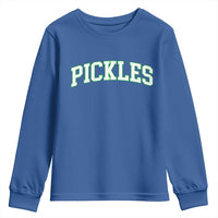 Vintage Pickle Youth Sweatshirt Canning Season Pickle Lover Vintage Sports Style 80s 90s Gifts - Wonder Print Shop
