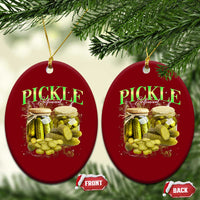 Pickle Lovers Ceramic Ornament Retro Pickle Enthusiast Vintage 90s Graphic