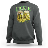 Pickle Lovers Sweatshirt Retro Pickle Enthusiast Vintage 90s Graphic