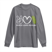 Peace Love Pickles Long Sleeve Shirt - Wonder Print Shop