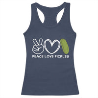 Peace Love Pickles Racerback Tank Top - Wonder Print Shop