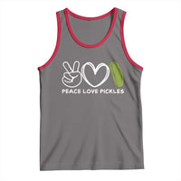 Peace Love Pickles Tank Top - Wonder Print Shop