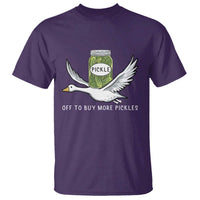 Silly Goose Pickle Lovers T Shirt Off To Buy More Pickles