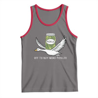 Silly Goose Pickle Lovers Tank Top Off To Buy More Pickles