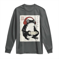 Japanese Gamer Frog Long Sleeve Shirt Boys Funny Vintage Gaming - Wonder Print Shop