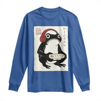 Japanese Gamer Frog Long Sleeve Shirt Boys Funny Vintage Gaming - Wonder Print Shop