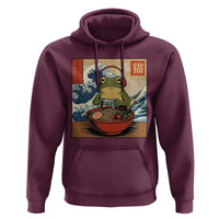 Cute Kawaii Gamer Frog Ramen Hoodie Retro Japanese Funny Cat Gaming - Wonder Print Shop