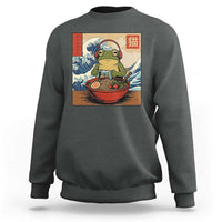 Cute Kawaii Gamer Frog Ramen Sweatshirt Retro Japanese Funny Cat Gaming - Wonder Print Shop