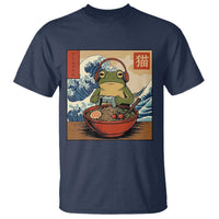 Cute Kawaii Gamer Frog Ramen T Shirt Retro Japanese Funny Cat Gaming - Wonder Print Shop