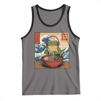 Cute Kawaii Gamer Frog Ramen Tank Top Retro Japanese Funny Cat Gaming - Wonder Print Shop