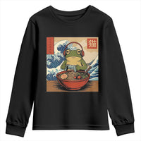 Cute Kawaii Gamer Frog Ramen Youth Sweatshirt Retro Japanese Funny Cat Gaming - Wonder Print Shop