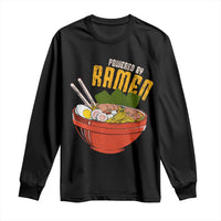 Powered by Ramen Long Sleeve Shirt Japanese Love Anime Noodles - Wonder Print Shop