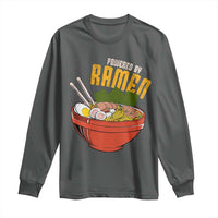 Powered by Ramen Long Sleeve Shirt Japanese Love Anime Noodles - Wonder Print Shop