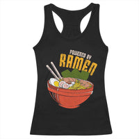 Powered by Ramen Racerback Tank Top Japanese Love Anime Noodles - Wonder Print Shop