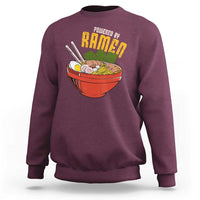 Powered by Ramen Sweatshirt Japanese Love Anime Noodles - Wonder Print Shop