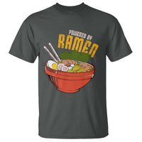 Powered by Ramen T Shirt Japanese Love Anime Noodles - Wonder Print Shop