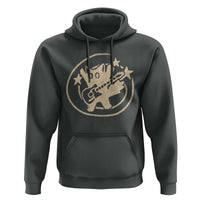 90s Y2K Scary Cat Hoodie Scared Under Starry Tail Cat Playing Guitar - Wonder Print Shop