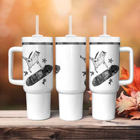 Skateboard Cat Y2K Tumbler With Handle Rockstar Gf Aesthetic Cat Retro Grunge Skater - Wonder Print Shop
