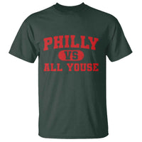 Philly Vs All Youse T Shirt Vintage Funny Philadelphia Slang Red