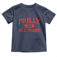 Philly Vs All Youse Toddler T Shirt Vintage Funny Philadelphia Slang Red