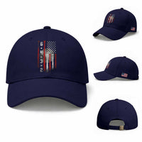 Double Play Baseball Cap 6 4 3 2 Vintage Baseball Math Softball Player American Flag