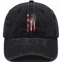 Double Play Washed Cotton Baseball Cap 6 4 3 2 Vintage Baseball Math Softball Player American Flag