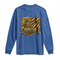 Boston Ice Hockey Long Sleeve Shirt Retro Fear The Bear Funny Sarcastic Saying