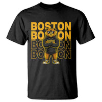 Retro Boston Ice Hockey T Shirt Fear The Bear