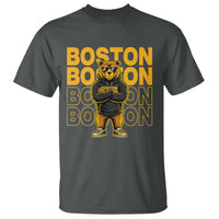 Retro Boston Ice Hockey T Shirt Fear The Bear