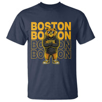 Retro Boston Ice Hockey T Shirt Fear The Bear