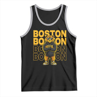 Retro Boston Ice Hockey Tank Top Fear The Bear