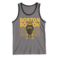 Retro Boston Ice Hockey Tank Top Fear The Bear