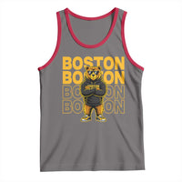 Retro Boston Ice Hockey Tank Top Fear The Bear