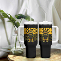 Retro Boston Ice Hockey Tumbler With Handle Fear The Bear
