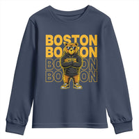 Retro Boston Ice Hockey Youth Sweatshirt Fear The Bear